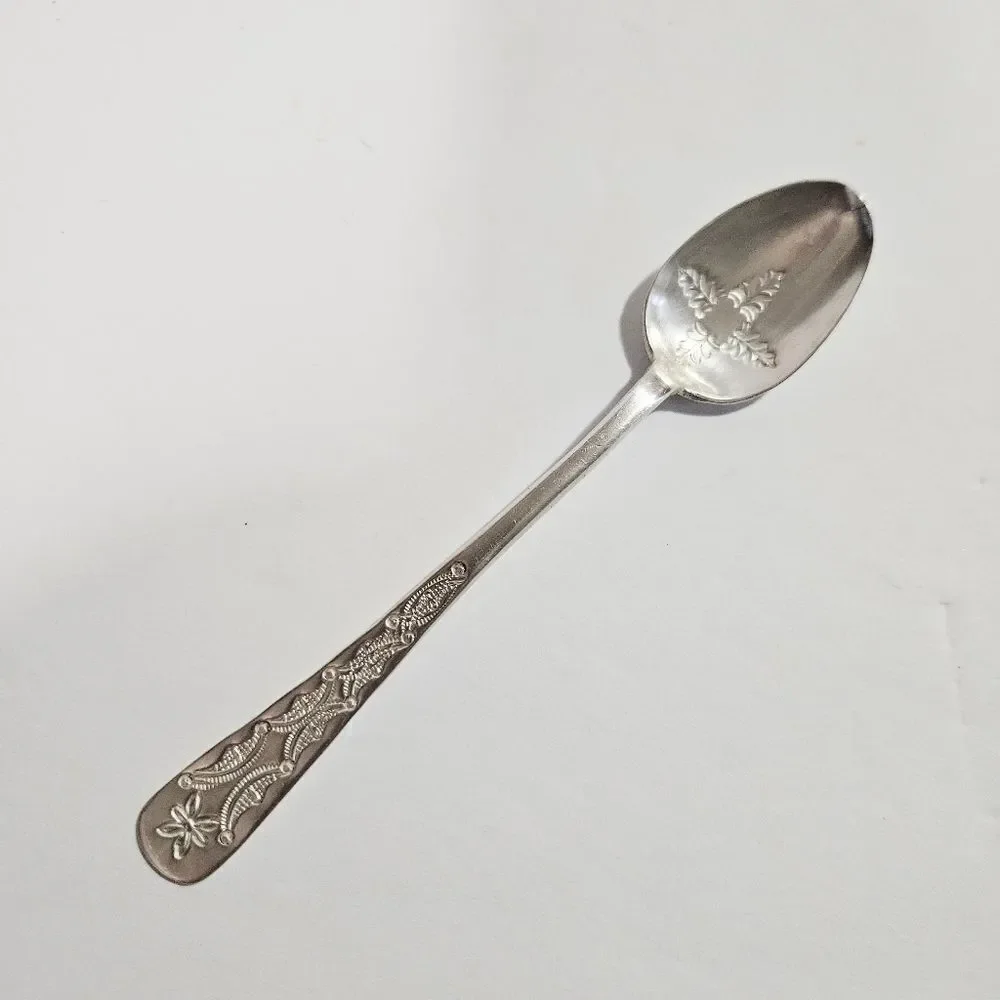 Vintage Sterling Silver Artesian Made Native American Crafted Decorative Spoon